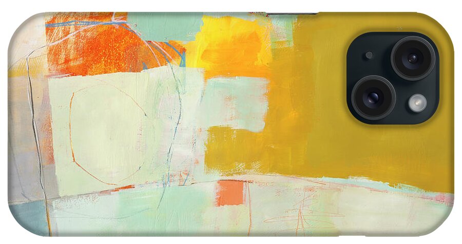 Jane Davies iPhone Case featuring the painting Going Around in Circles by Jane Davies