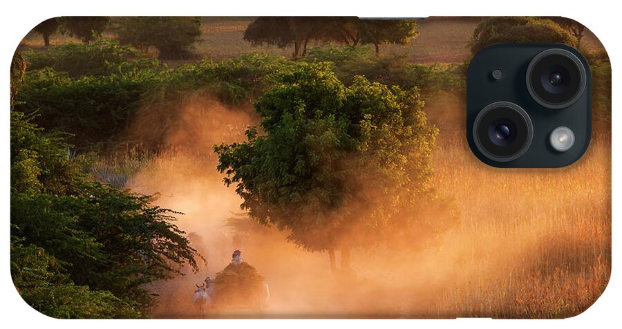 Landscape iPhone Case featuring the photograph Going home at sunset by Pradeep Raja Prints