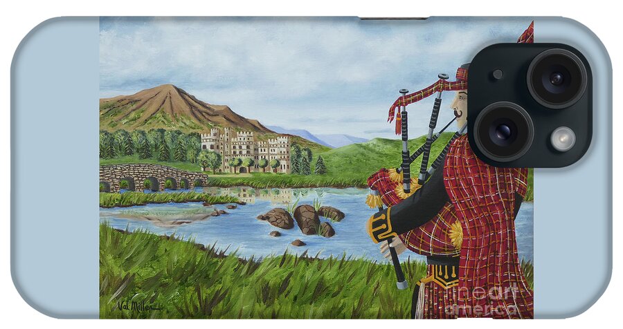 Bagpiper iPhone Case featuring the photograph Going Home by Val Miller