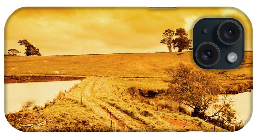 Australia iPhone Case featuring the photograph Golden Australia sunset by Jorgo Photography