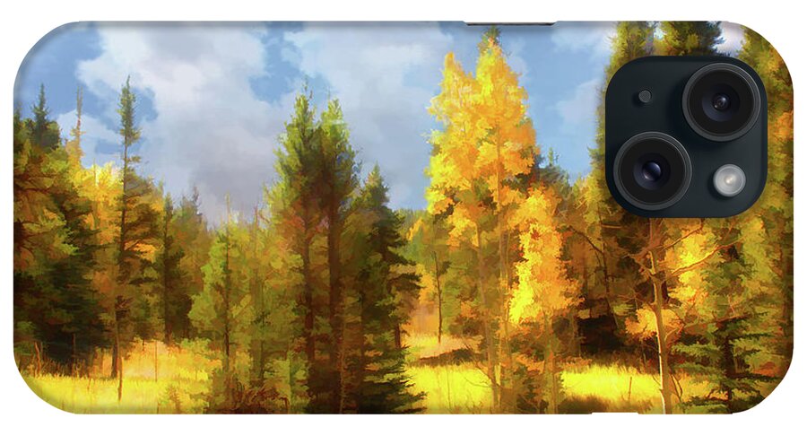 Aspen iPhone Case featuring the photograph Golden Forest by Lorraine Baum