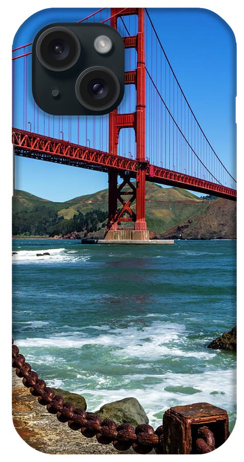 California iPhone Case featuring the photograph Golden Gate Bridge from Fort Point by Teri Virbickis