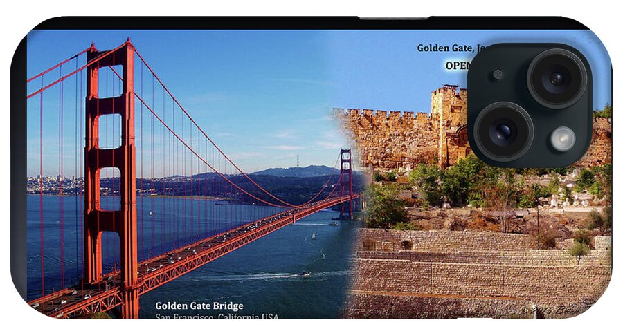 Travel iPhone Case featuring the photograph Golden Gate to Golden Gate by Brian Tada