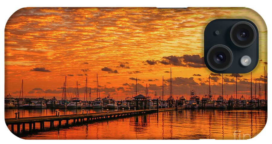 Sun iPhone Case featuring the photograph Golden Orange Sunrise by Tom Claud