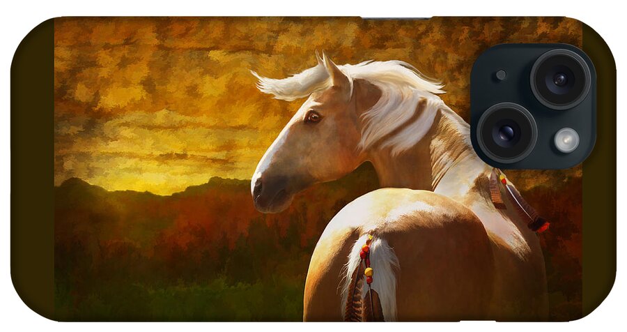 Palomino iPhone Case featuring the photograph Golden Scout by Melinda Hughes-Berland