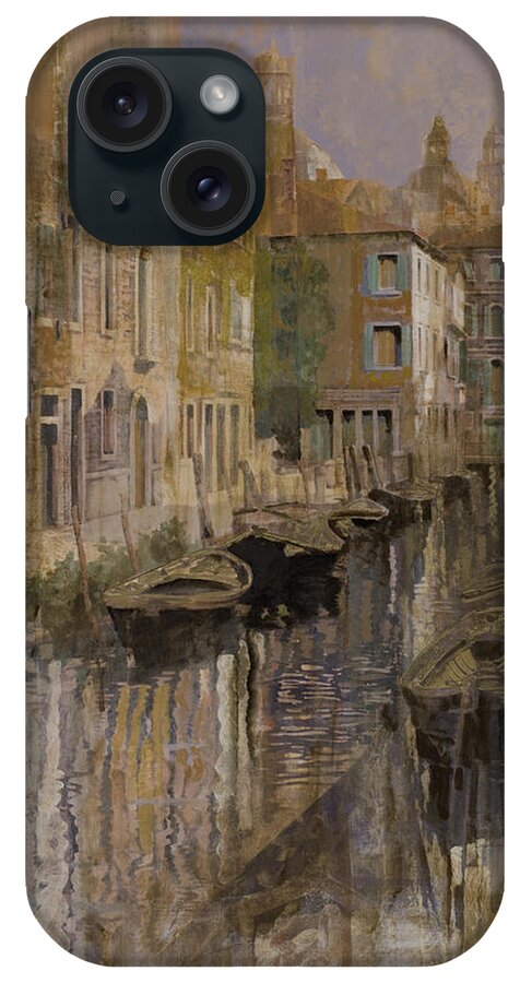 Venice iPhone Case featuring the painting Golden Venice by Guido Borelli