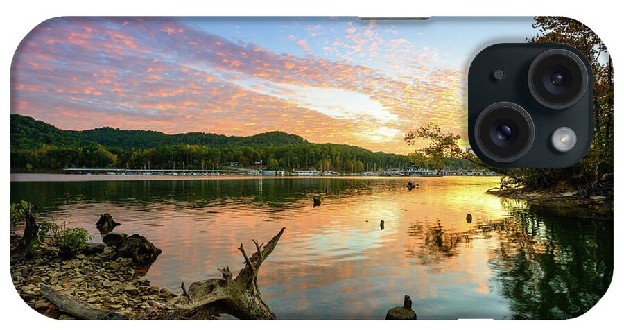 Fall iPhone Case featuring the photograph Golden Waters by Michael Scott