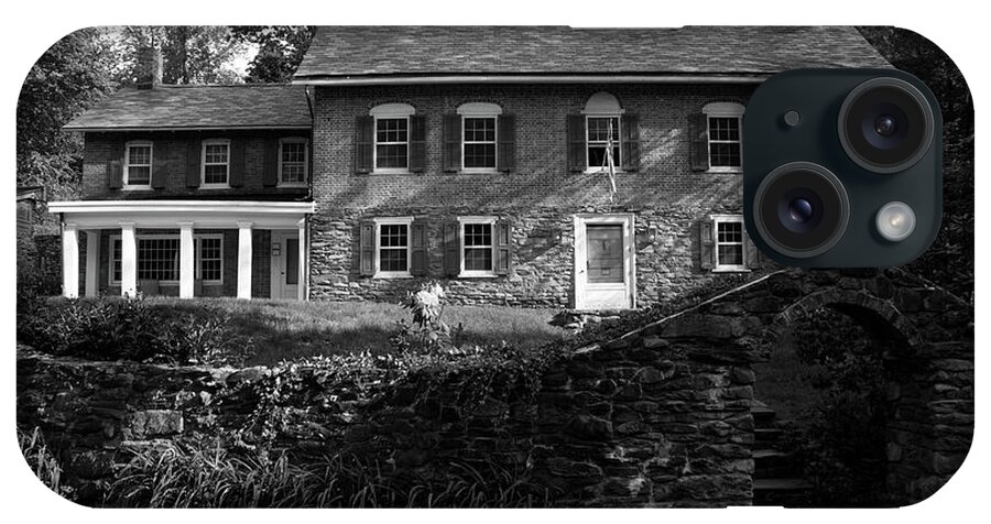 Landmark iPhone Case featuring the photograph Gomez Mill House in Spring by Jeff Severson