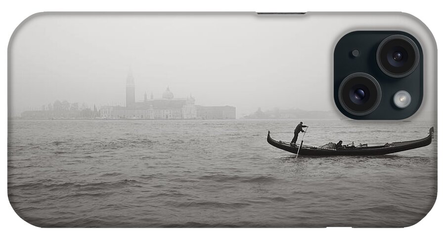Venice iPhone Case featuring the photograph Gondola Nella Nebbia 193042x by Marco Missiaja