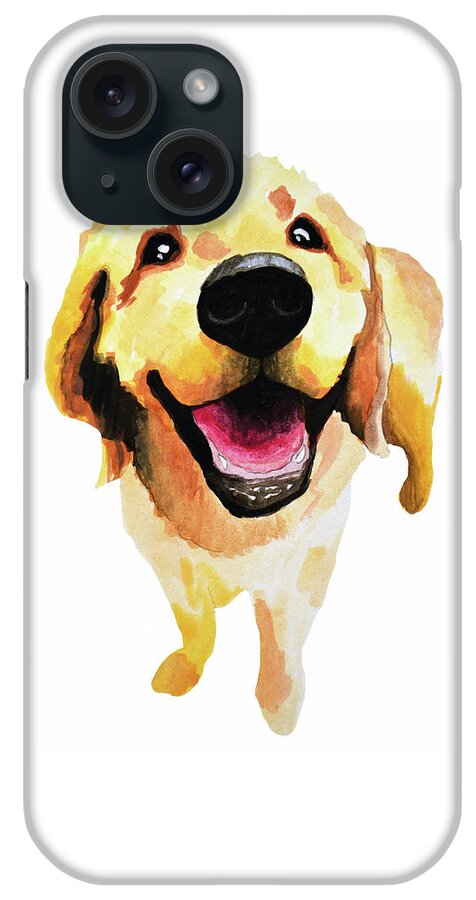 Dog iPhone Case featuring the painting Good Boy by Amy Giacomelli