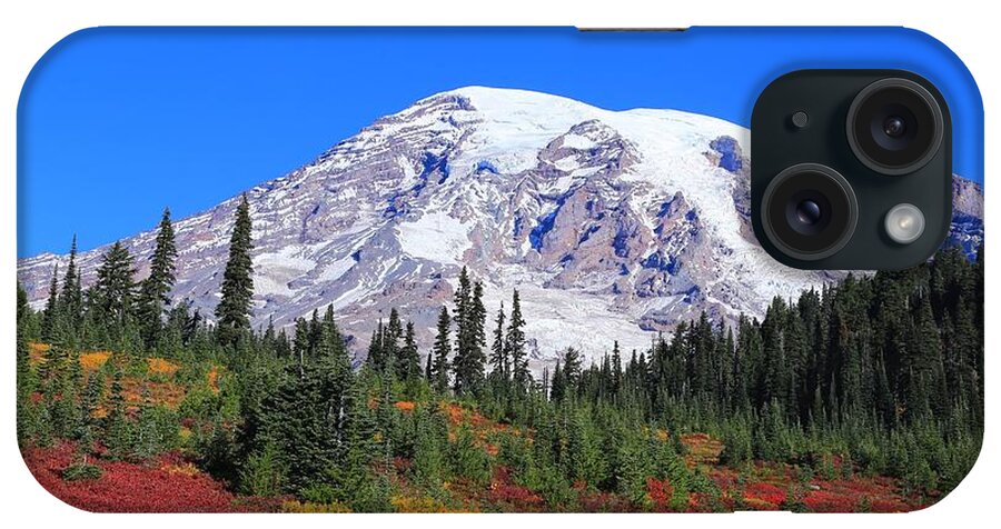 Good Morning Mount Rainier iPhone Case featuring the photograph Good morning Mount Rainier by Lynn Hopwood