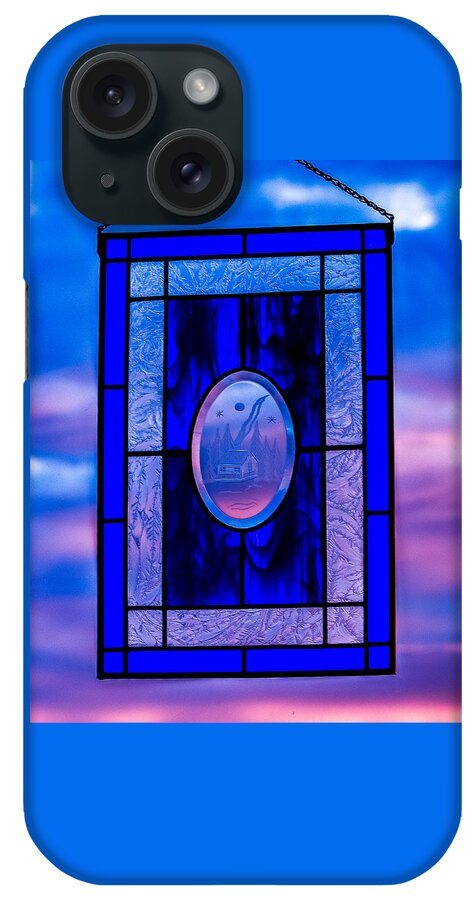 Stained Glass iPhone Case featuring the photograph Got the Blues by E Faithe Lester
