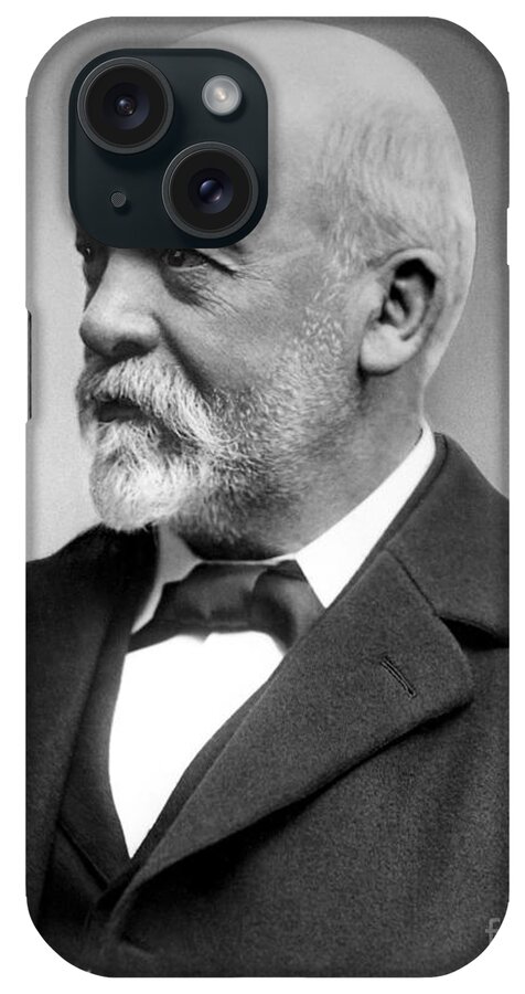 Technology iPhone Case featuring the photograph Gottlieb Daimler, German Industrialist by Science Source
