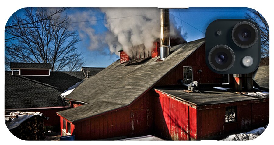 Maple iPhone Case featuring the photograph Goulds Sugarhouse by Mike Martin