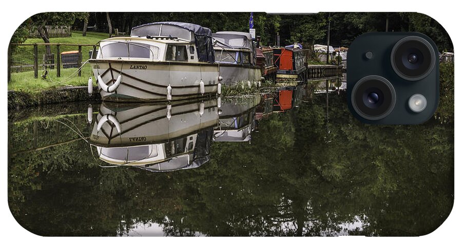 Goytre Wharf iPhone Case featuring the photograph Goytre Wharf 1 by Steve Purnell
