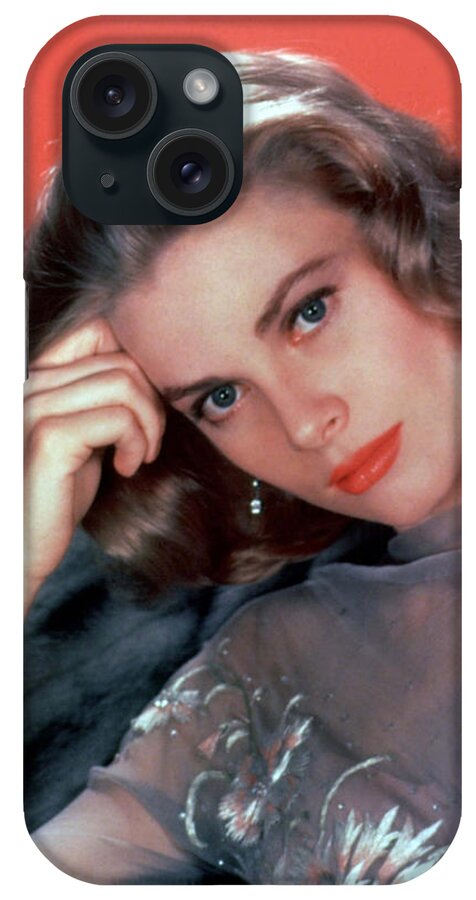 Grace Kelly iPhone Case featuring the photograph Grace Kelly by American School