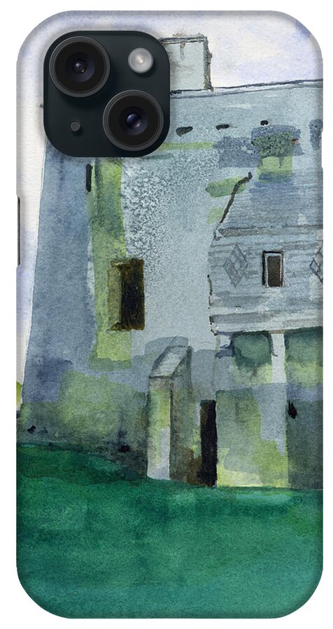  iPhone Case featuring the painting Grace O'Malley's Castle Clare Island by Kathleen Barnes