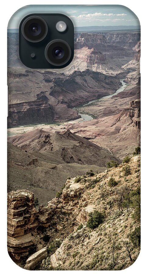 Arizona iPhone Case featuring the photograph Grand canyon from desert view Vertical 1 by Mati Krimerman