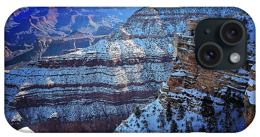 Grand Canyon iPhone Case featuring the photograph Grand Canyon National Park In Winter by Jenny Revitz Soper