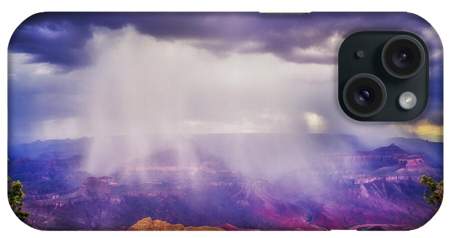 Grand Canyon iPhone Case featuring the photograph Grand Canyon Storm by James Bethanis