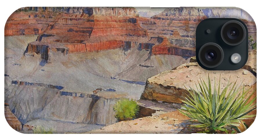 Grand Canyon iPhone Case featuring the painting Grand Canyon by Tyler Ryder