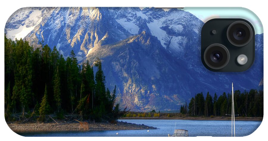 Mountains iPhone Case featuring the photograph Grand Tetons by Charlotte Schafer