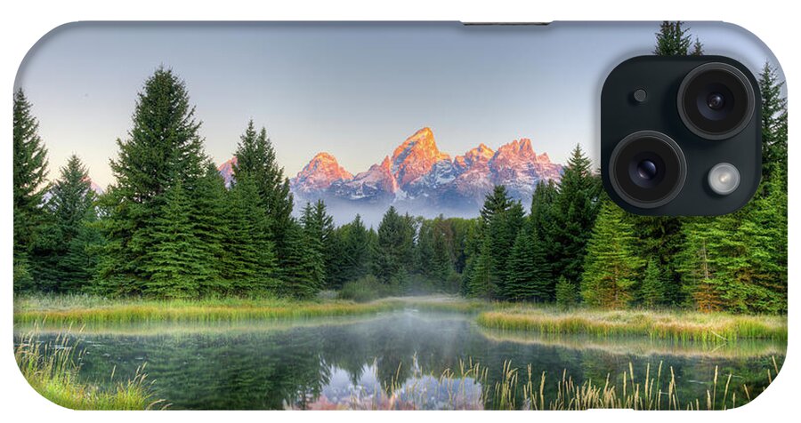  Environment iPhone Case featuring the photograph Grand Tetons Sunrise 2 by Paul Quinn