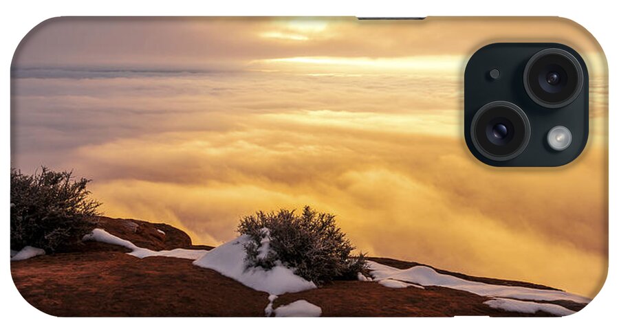 Canyonlands iPhone Case featuring the photograph Grand View Glow by Chad Dutson
