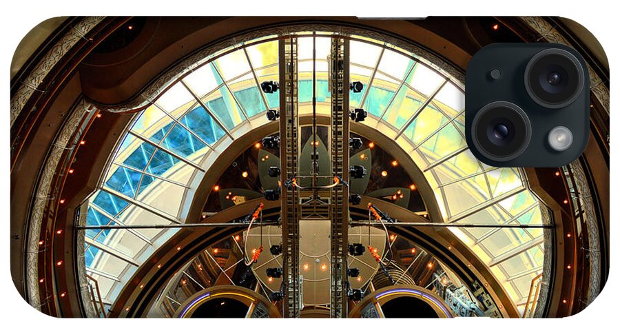 Grandeur Of The Seas iPhone Case featuring the photograph Grandeur of the Seas Gold Centrum by Bill Swartwout