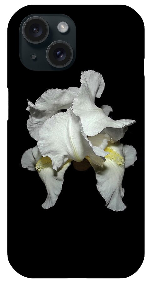 White Iris iPhone Case featuring the photograph Grandma's White Iris by Harold Zimmer