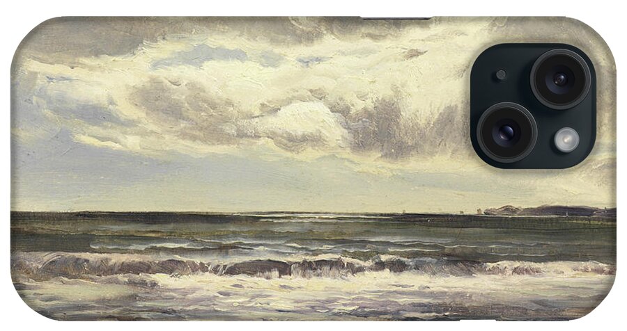 Grange Over Sands iPhone Case featuring the painting Grange Over Sands by Sidney Richard Percy