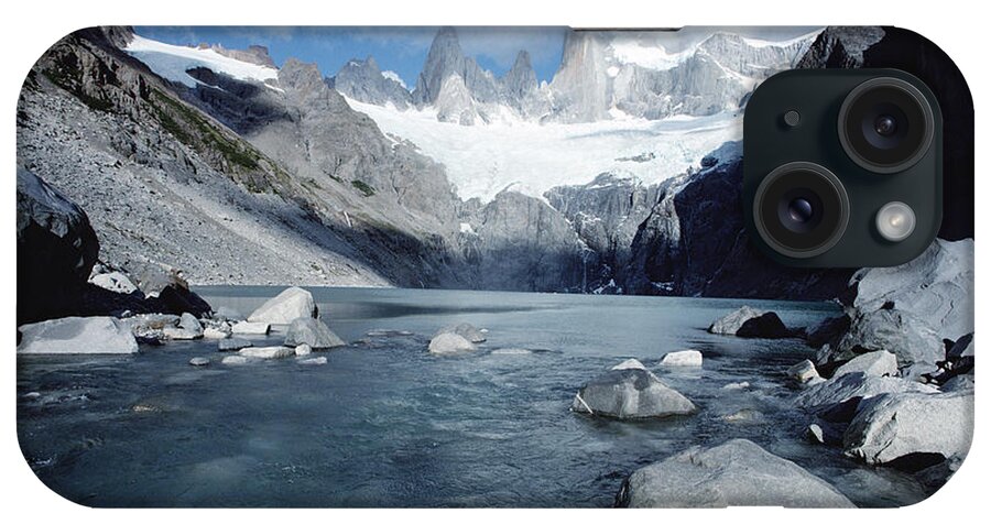 00141371 iPhone Case featuring the photograph Granite Spires of Los Glaciers by Tui De Roy