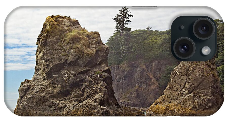 Ocean iPhone Case featuring the photograph Granite Stacks by Peter J Sucy