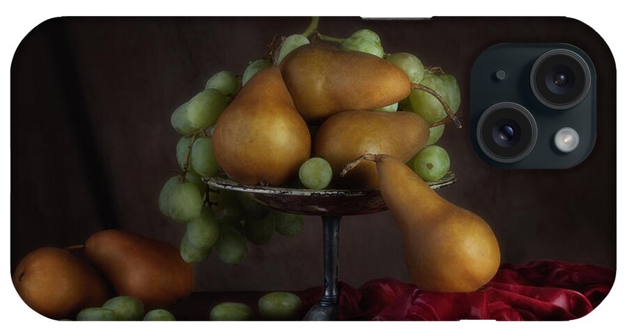 Abundance iPhone Case featuring the photograph Grapes and Pears Centerpiece by Tom Mc Nemar