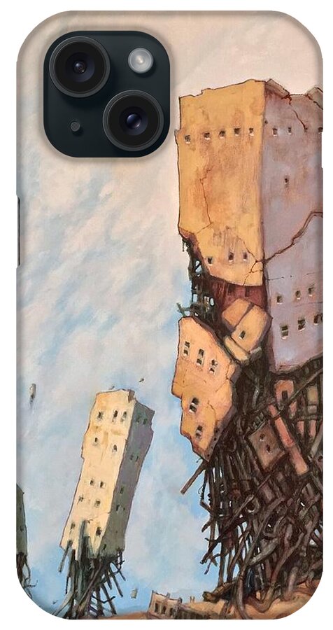 Landscape iPhone Case featuring the painting Gravity Waves Goodbye by William Stoneham