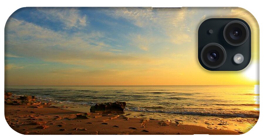 Jupiter iPhone Case featuring the photograph Great Morning at the Beach by Catie Canetti