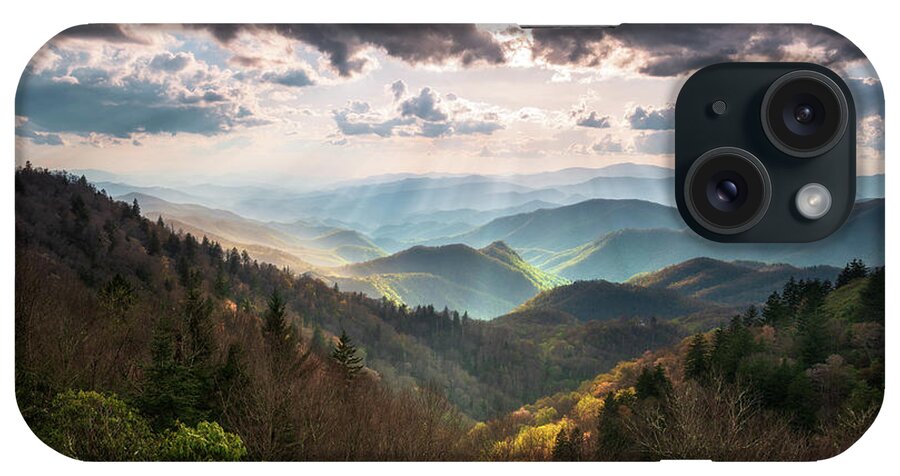 Great Smoky Mountains iPhone Case featuring the photograph Great Smoky Mountains National Park North Carolina Scenic Landscape by Dave Allen