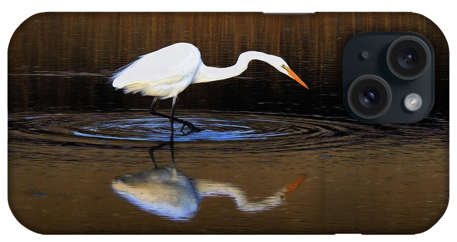 Great White Egret iPhone Case featuring the photograph Great White Egret III by Scott Cameron