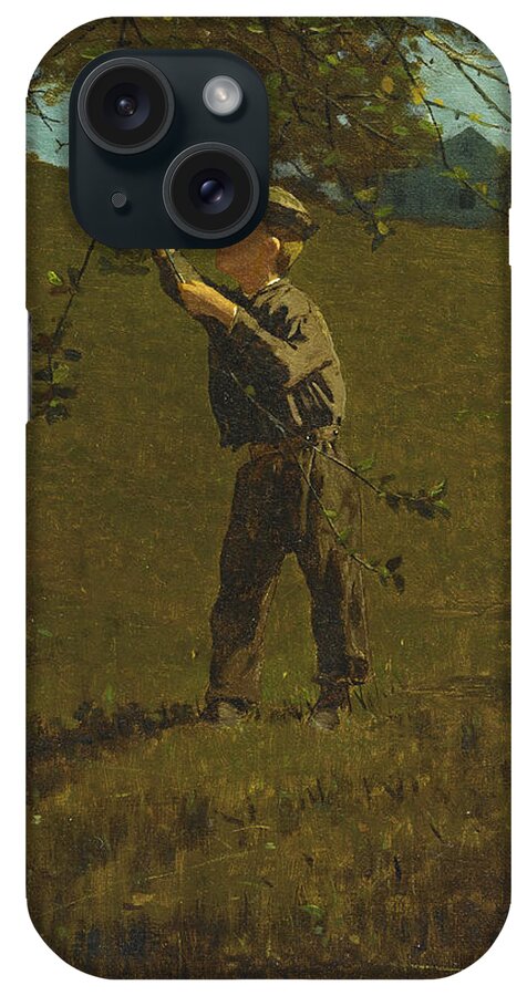 Winslow Homer iPhone Case featuring the painting Green Apples by Winslow Homer