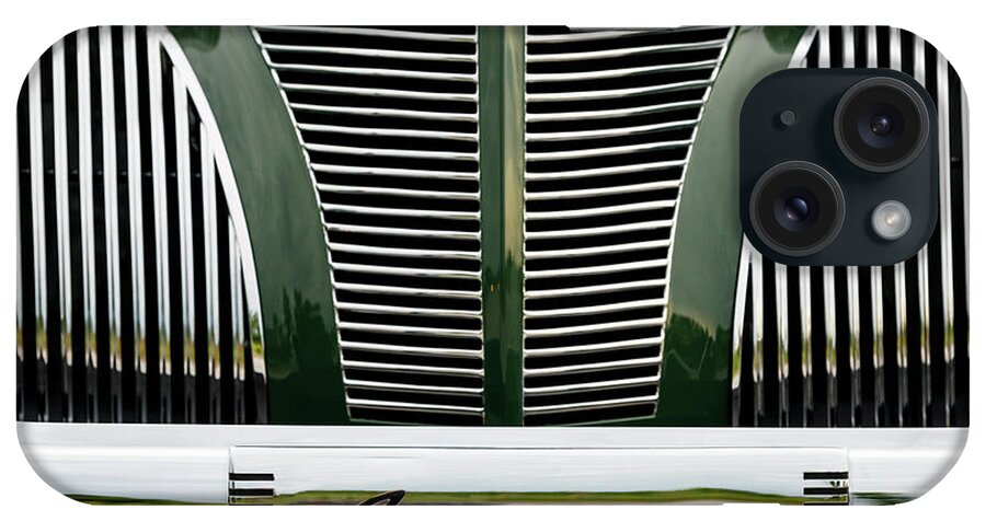 Cadillac iPhone Case featuring the photograph Green Cadillac by Dennis Hedberg