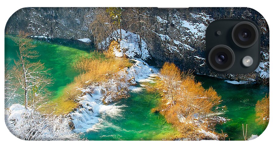 Plitvice iPhone Case featuring the photograph Green River by Peter Kennett