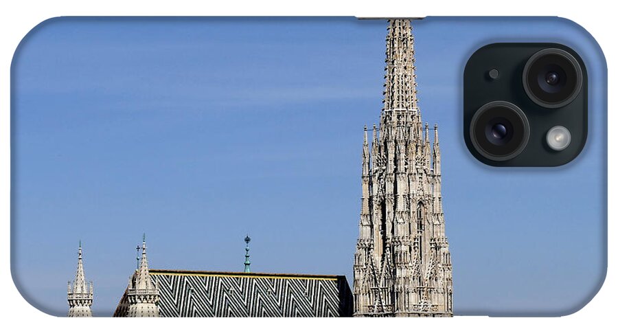 Vienna iPhone Case featuring the photograph Greetings From Vienna by Evelyn Tambour