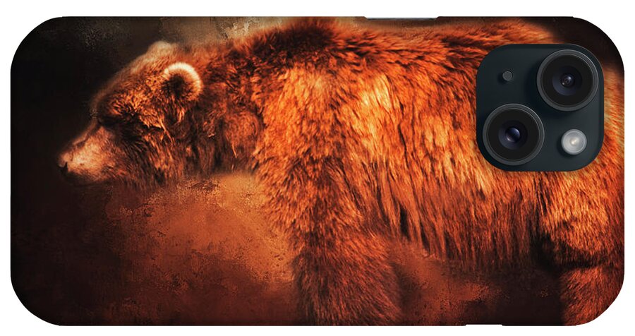 Bear iPhone Case featuring the photograph Grizzly Bear by Toni Hopper