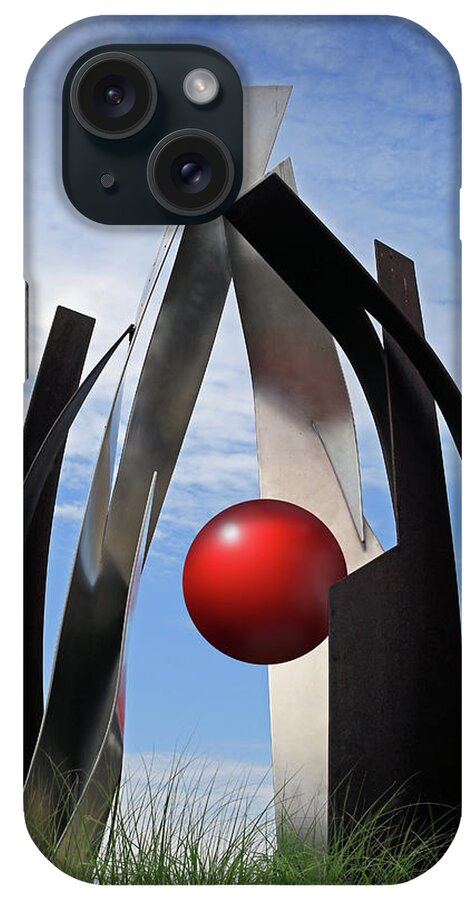 Abstract iPhone Case featuring the photograph Growing Sculpture by Christopher McKenzie