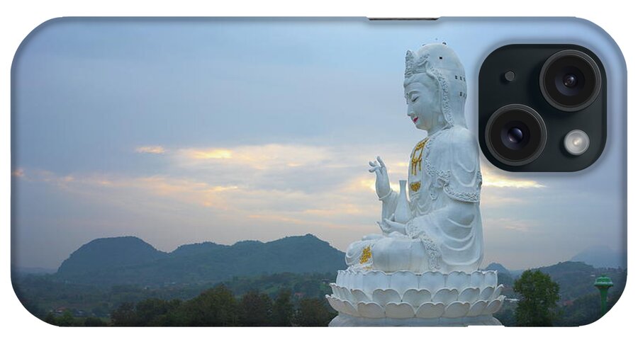 Guanyin iPhone Case featuring the photograph Guanyin in Chiang Rai by Ivan Franklin
