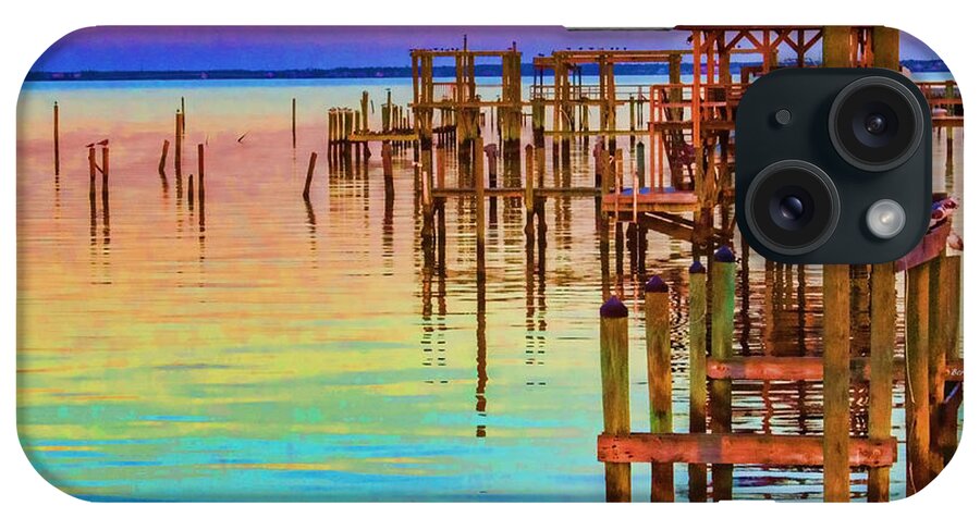 Guarding iPhone Case featuring the photograph Guarding the Dock by Roberta Byram