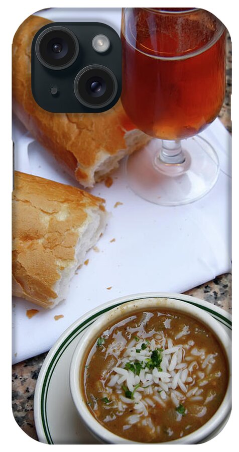 New Orleans iPhone Case featuring the photograph Gumbo Lunch by KG Thienemann