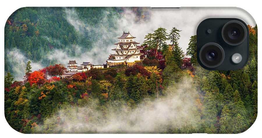Landscape iPhone Case featuring the photograph Gujyo Hachiman Castle by Hisao Mogi