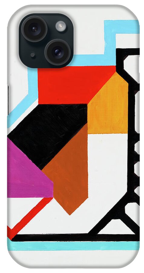 Abstract iPhone Case featuring the painting Halleluja - Part III by Willy Wiedmann