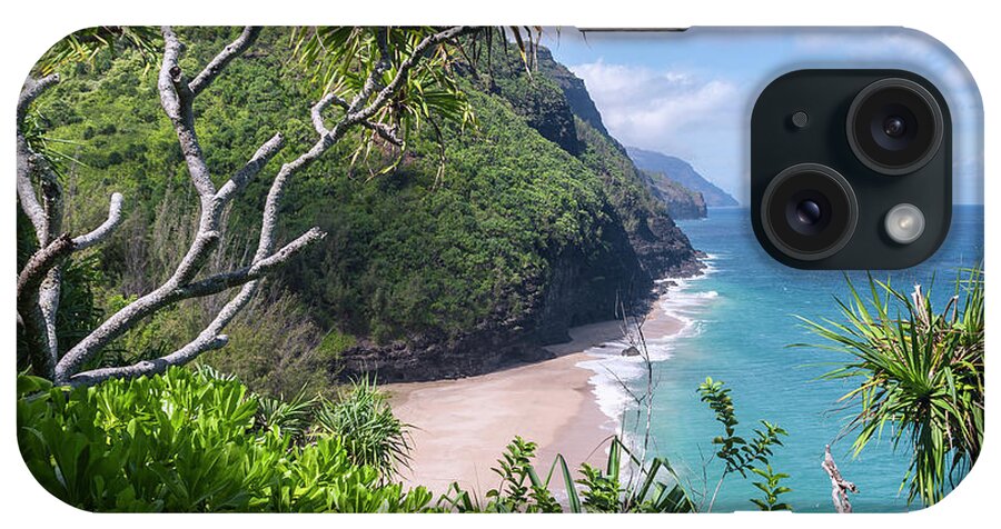 Na Pali Coast iPhone Case featuring the photograph Hanakapiai Beach by Brian Harig